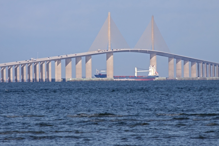 Tampa Bay mit Sunshine Skyway Bridge